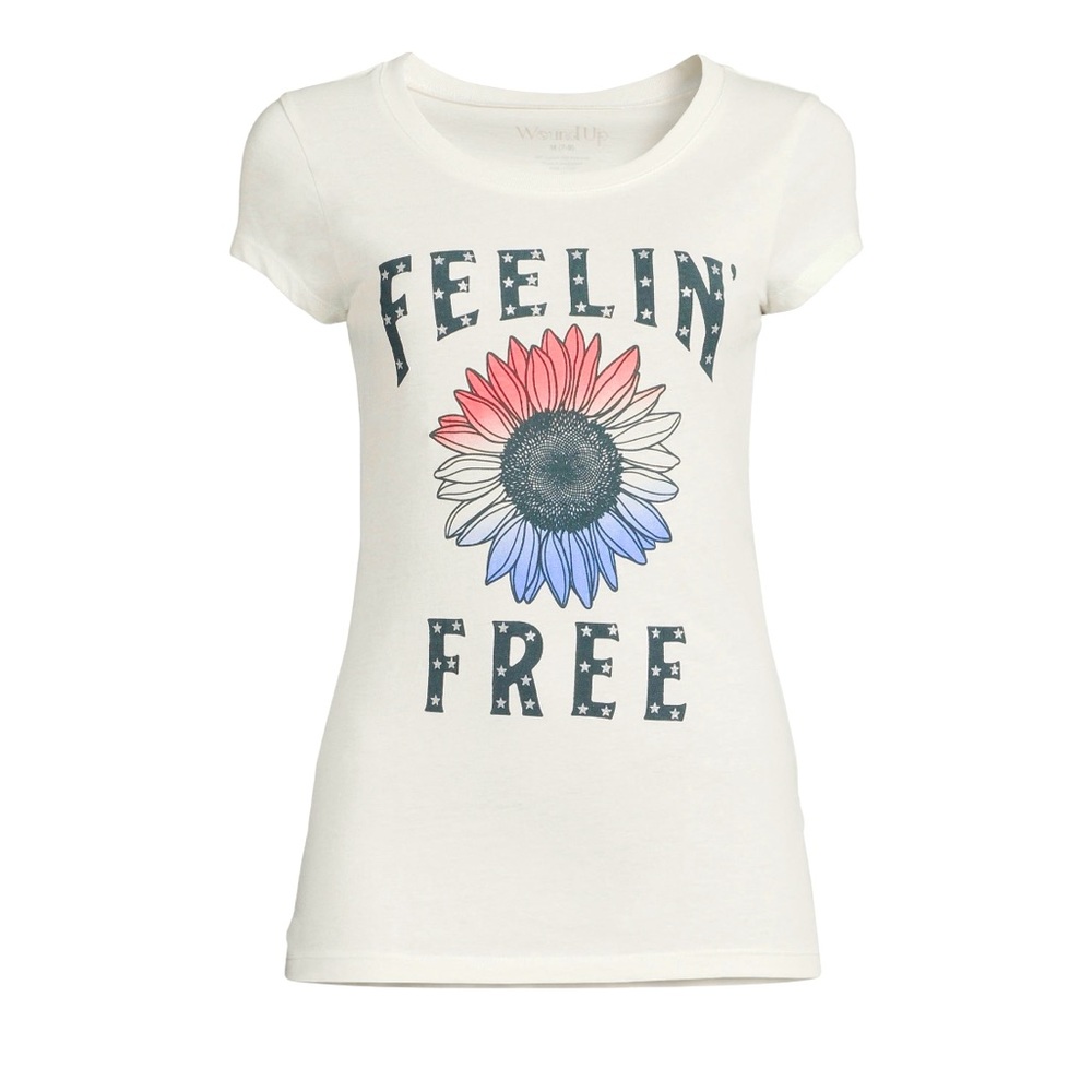 Feeling Free Graphic Print T-Shirt (NWT)